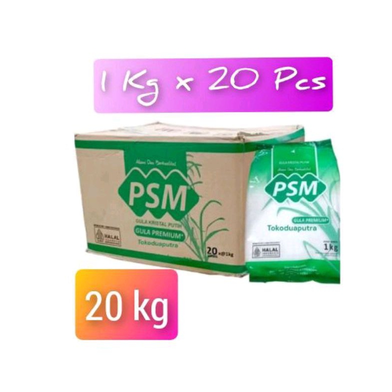 

Gula PSM Putih Premium 20 Kg.