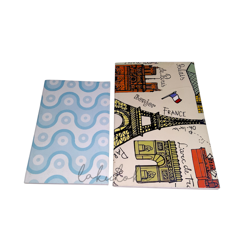 

(1 PCS) Buku Notes Bergaris Sampul Kertas Kado Ukuran Kecil & Besar
