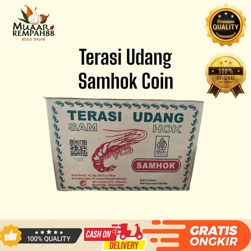 

Terasi Udang - Samhok Coin 1 bngks isi 14 keping