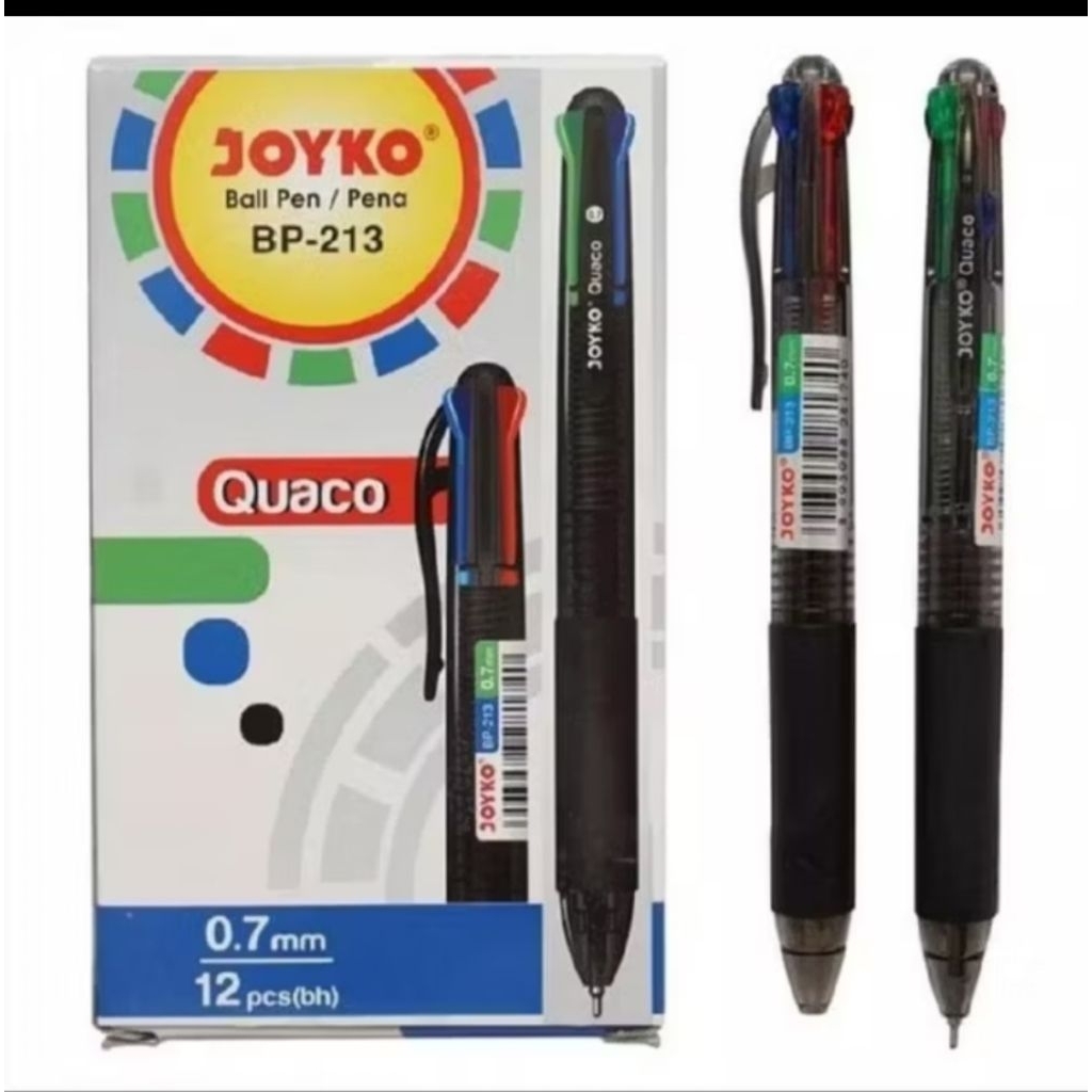 

BALL PEN / PENA BP-213 QUACO ( 4 WARNA ) JOYKO