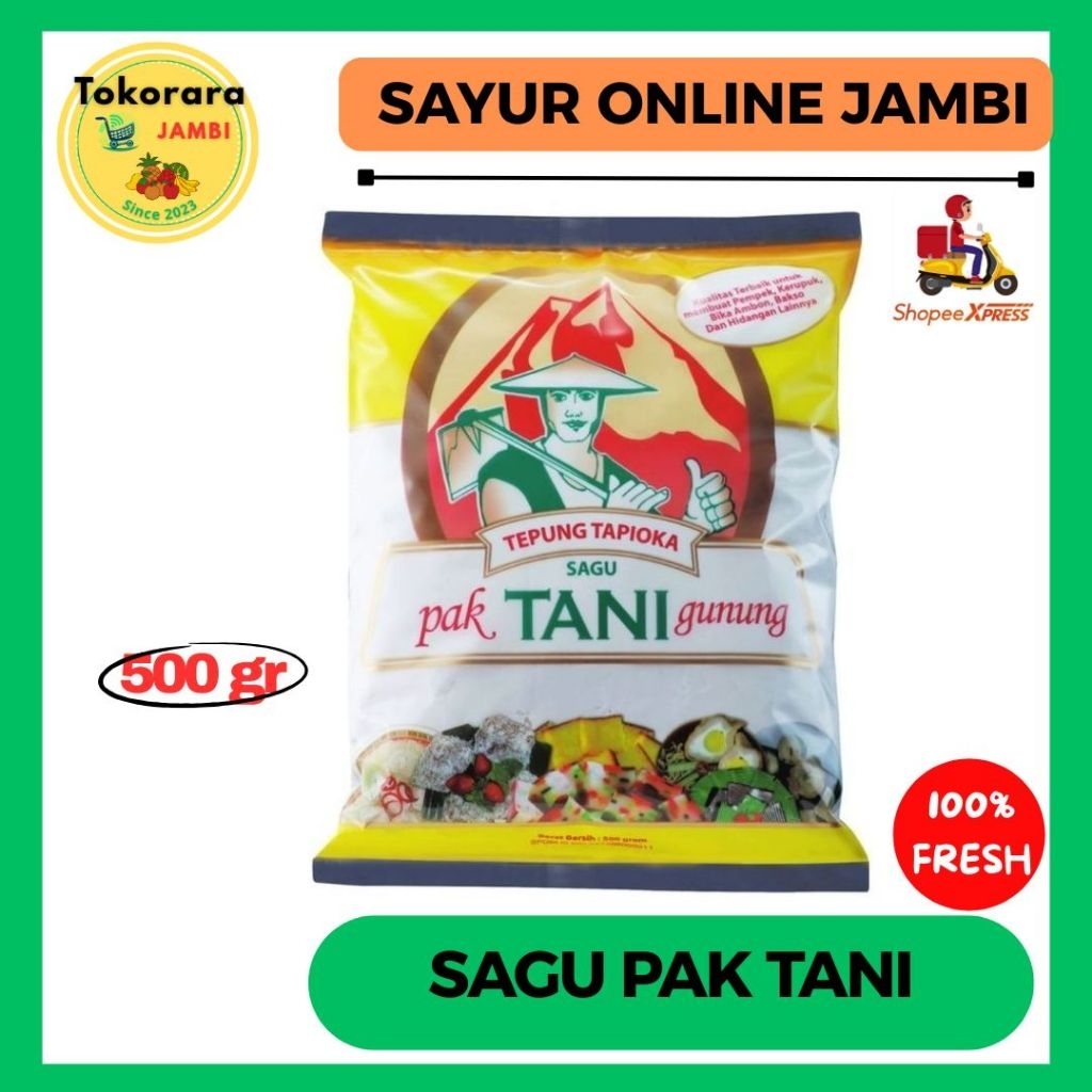 

Sagu cap Pak Tani Gunung 500gr-tokorara.jambi