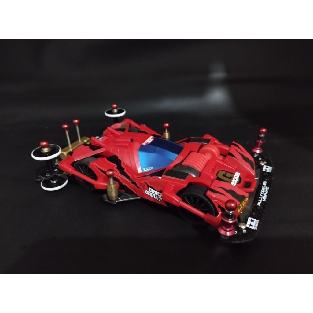 Tamiya mini 4wd brocken gigant custom side damper RTR kompetisi