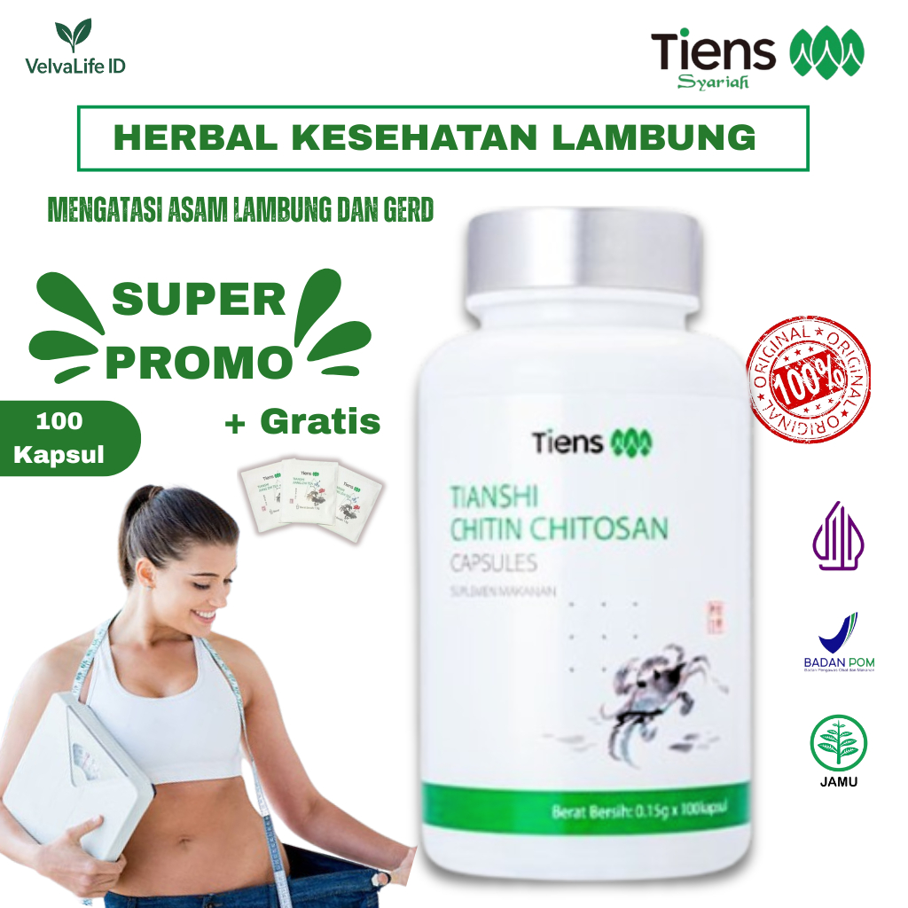 Produk Suplemen Detoks & Penurun Kolesterol – TIENS Chitin Chitosan