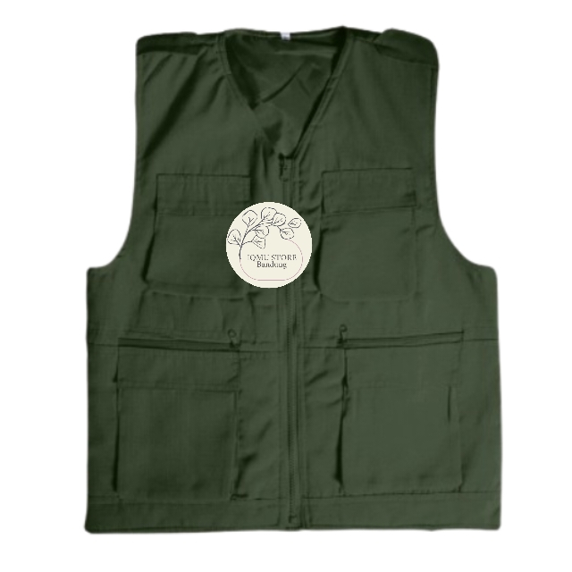 Rompi tactical - rompi cargo - vest pria casual - rompi safety proyek - rompi vest lapangan - rompi 