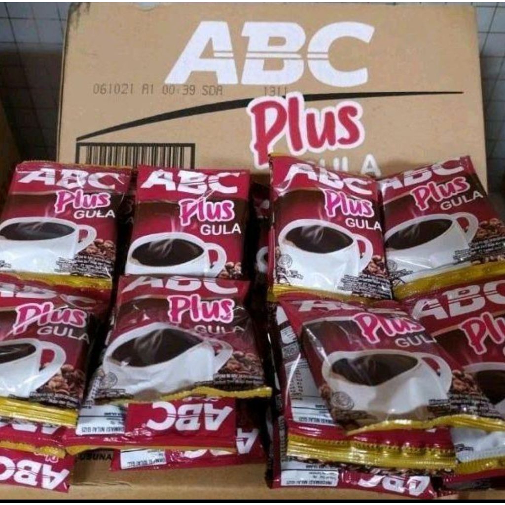

Kopi ABC Plus Gula 18 gr Isi 10 Sachet
