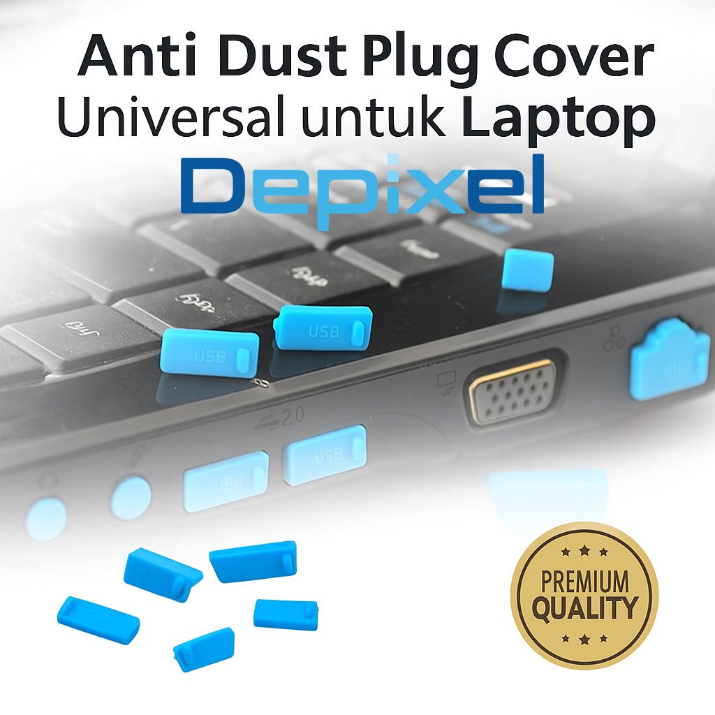 Anti Dust Plug Cover Universal untuk Lap
