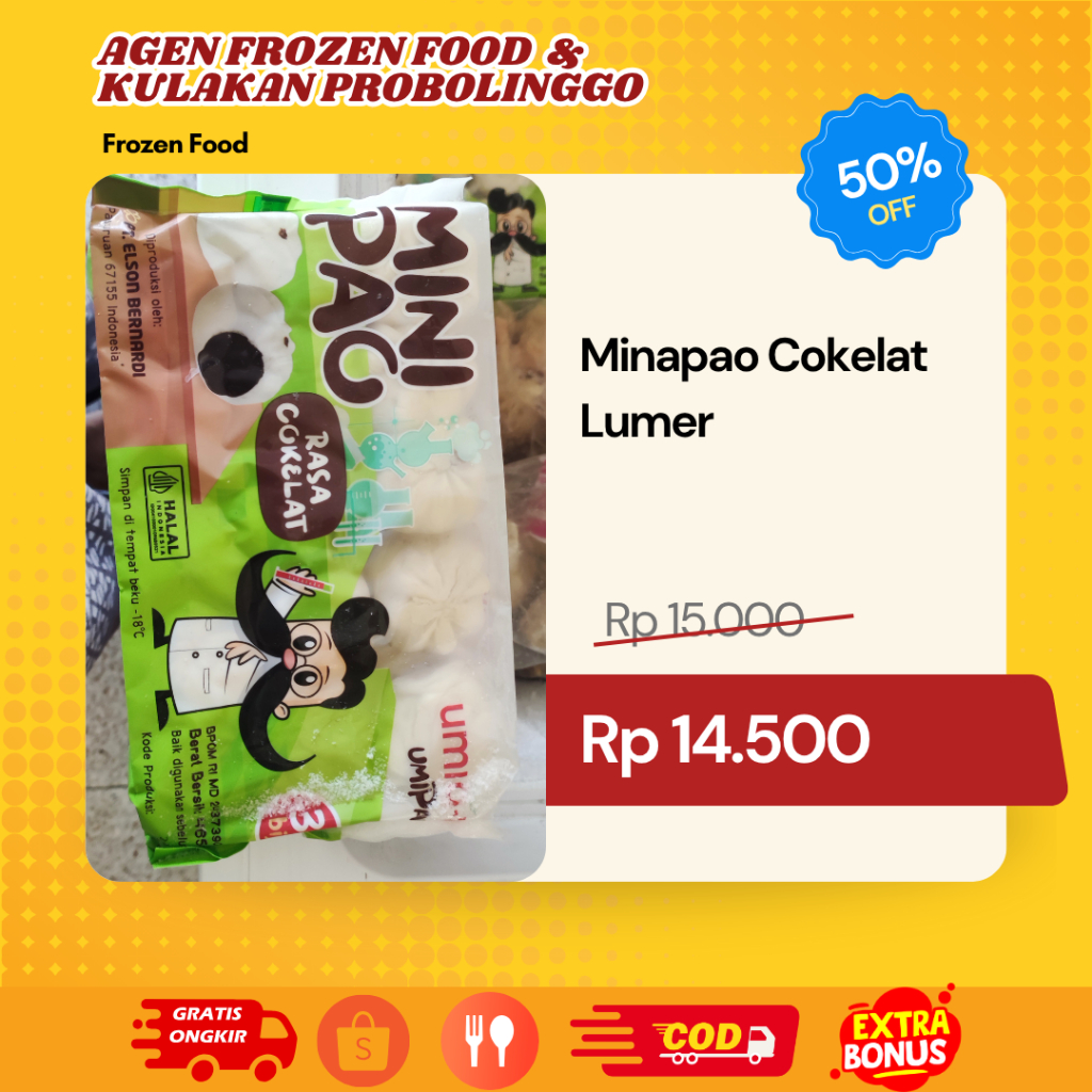 

Minipao Rasa Cokelat, Full Cokelat