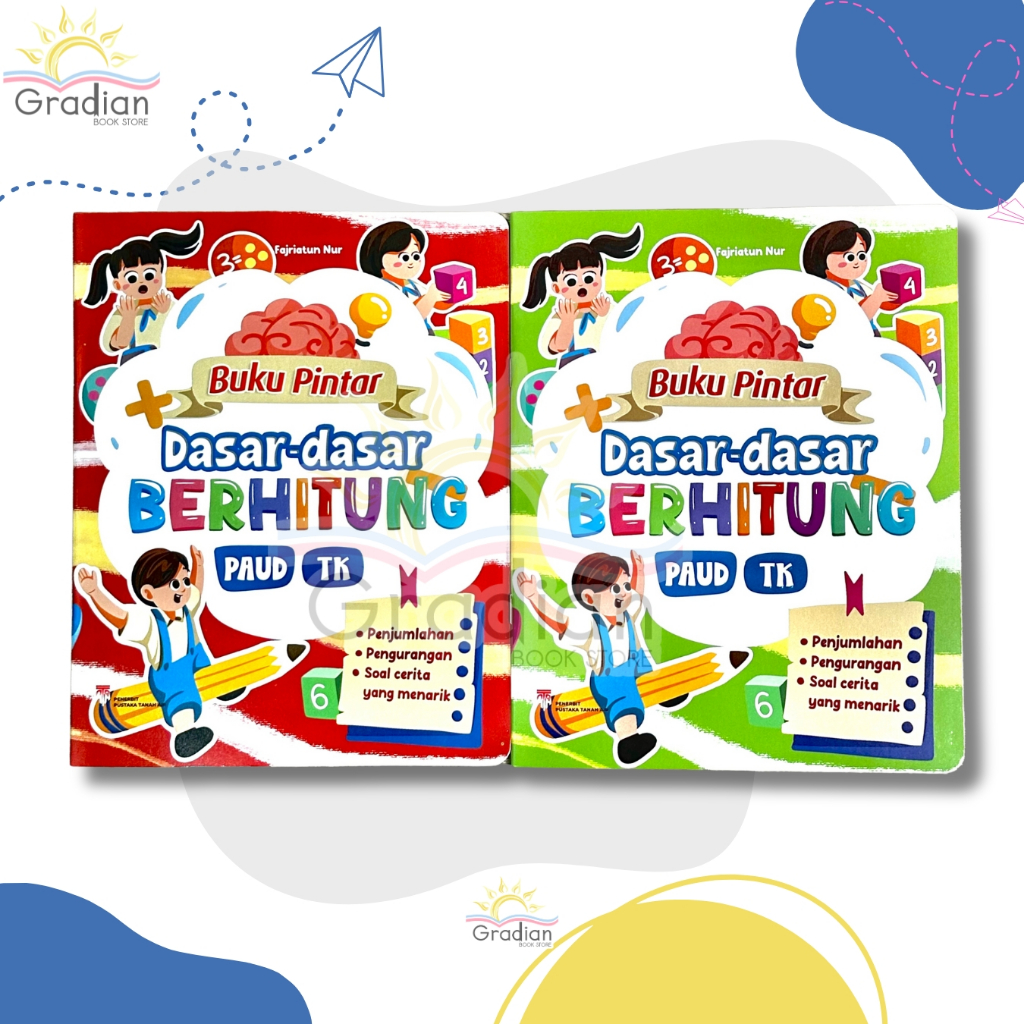 Buku Pintar Dasar-Dasar Berhitung untuk Anak PAUD TK - Buku Matematika Dasar