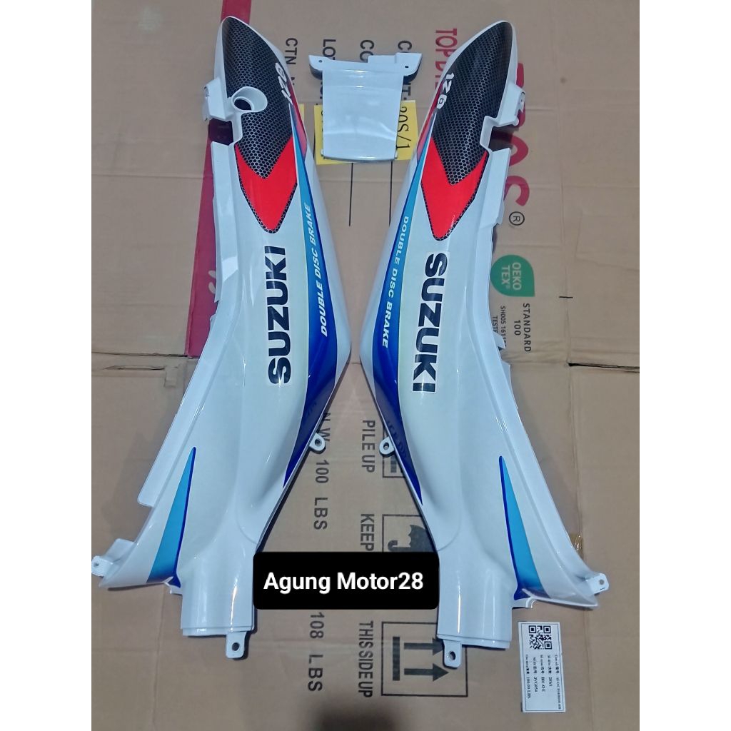 cover body belakang satria lumba 2 tak bodi Suzuki satria lumba 2 tak