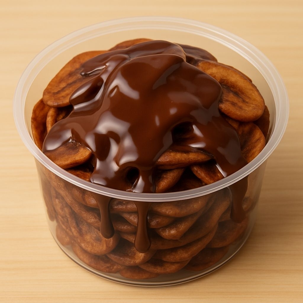 

keripik pisang cokelat lumer / 500 ml / 100 gr