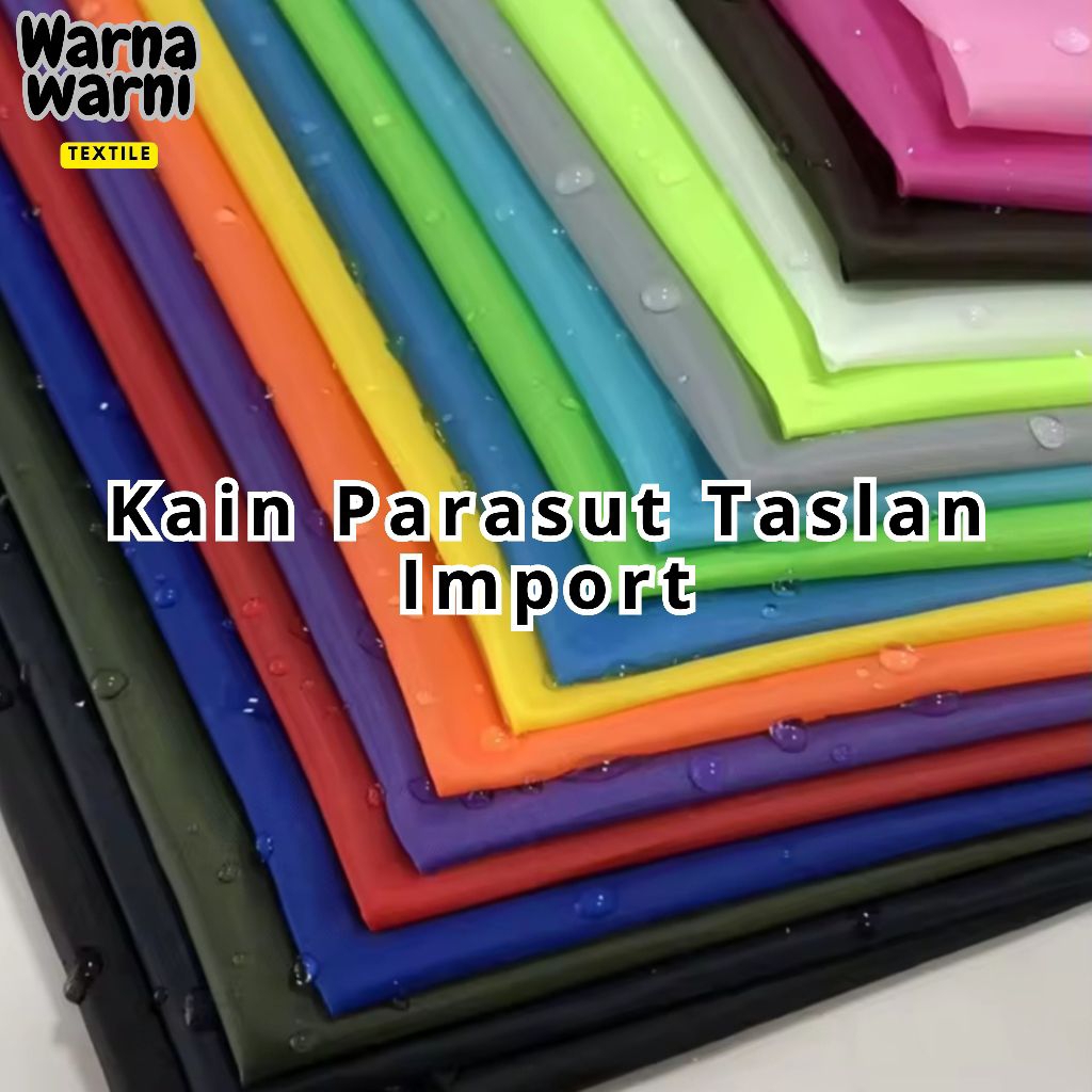 PROMO Kain Parasut Taslan Import Premium/Kain Parasut/Kain Waterprof/Kain Parasut Taslan