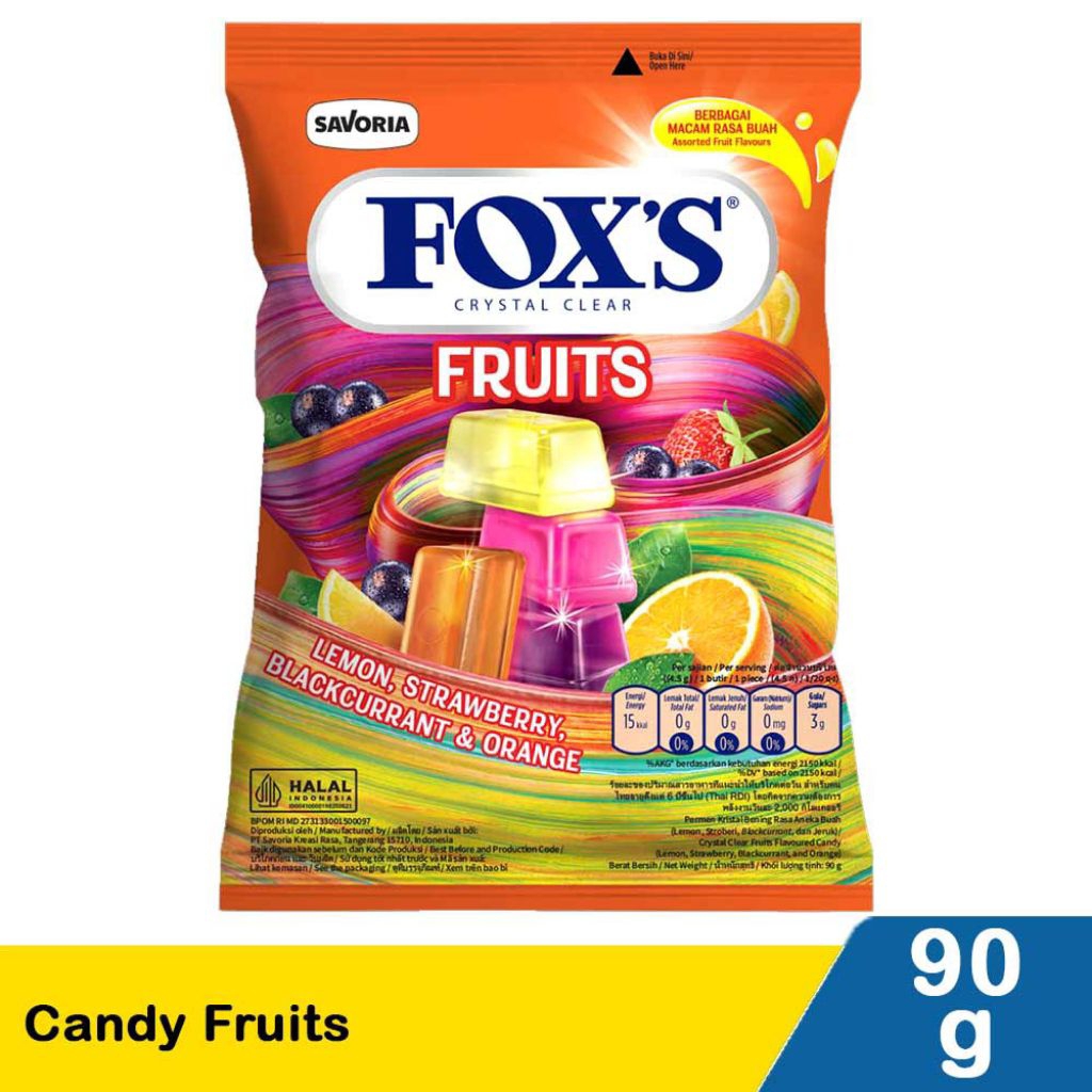 

Fox's Candy Fruits 90g
