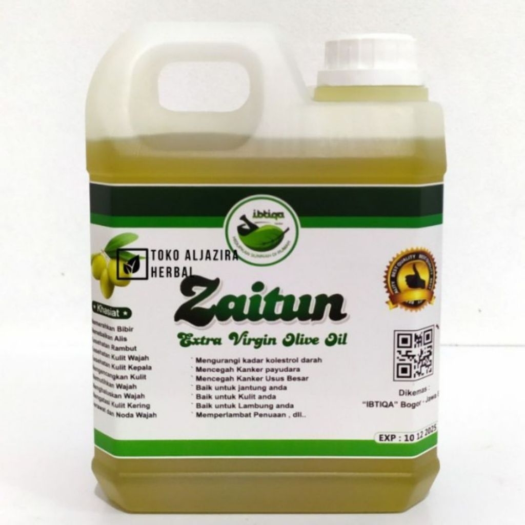 

MINYAK ZAITUN IBTIQA EXTRA VIRGIN OIL 1 LITER