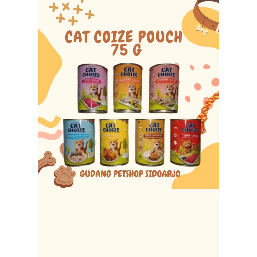 cat choize kaleng makanan basah adult dan kitten 400gr