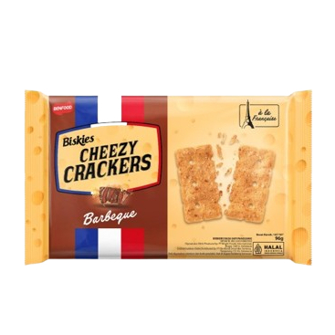 

BENFOOD BISKIES CHEEZY CRACKERS BARBEQUE 96 GR 8991649000754