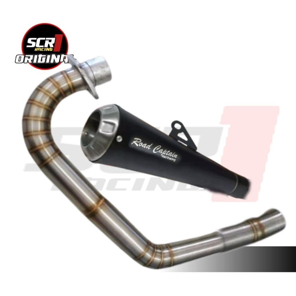 Knalpot Keeway road Captain Keeway 152 caferacer