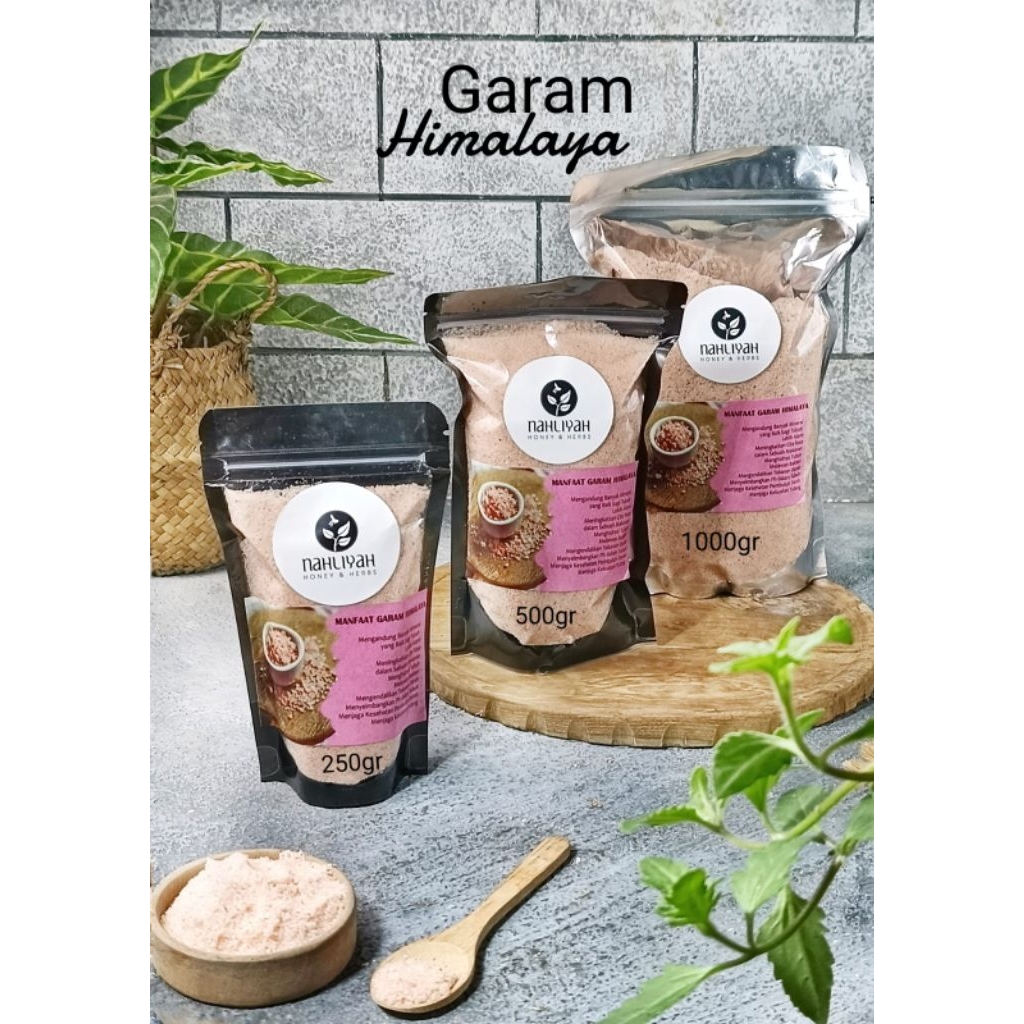 

GARAM HIMALAYA 500gr dan 1000gr by NAHLIYAH Banyak Khasiat - Real food - Cocok Untuk Diet