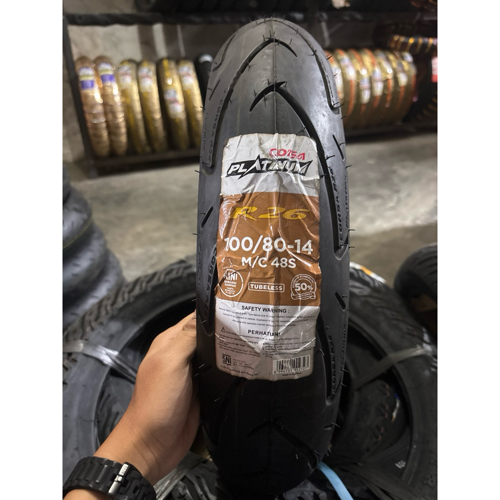 CORSA PLATINUM R26 100/80 RING 14 TUBELESS