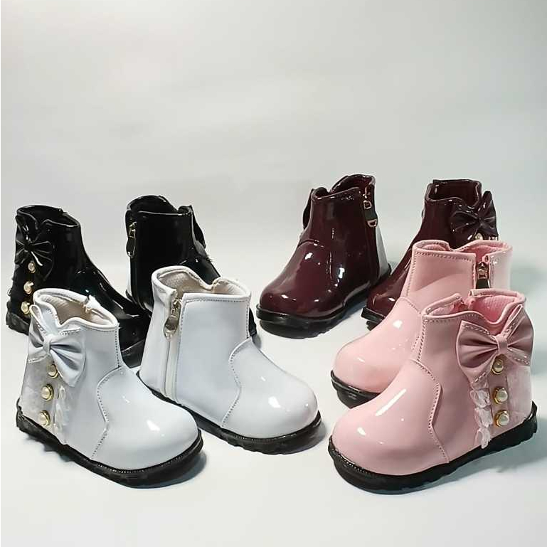 Sepatu boot anak perempuan terbaru usia 1 sampai 5 tahun trendy