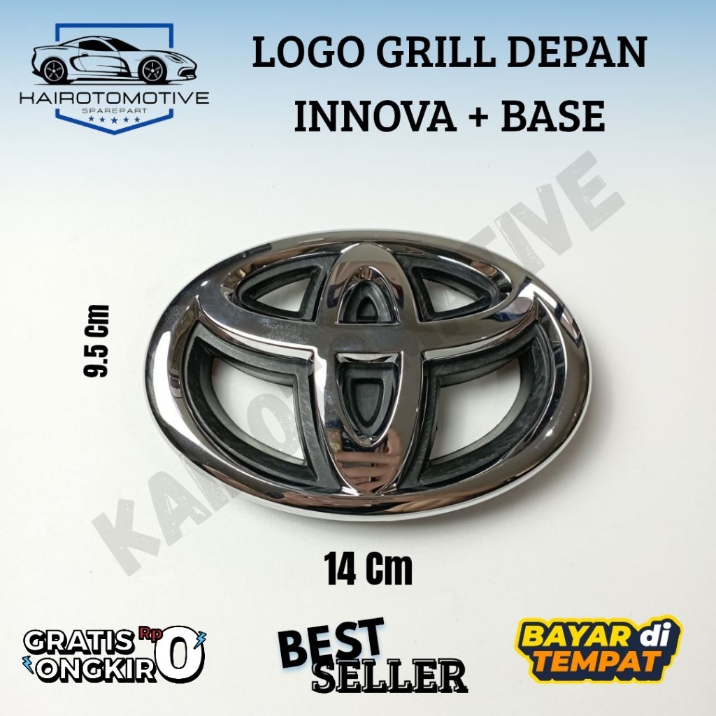 Logo Grill Depan Innova 2014-2015 Berikut Base Original