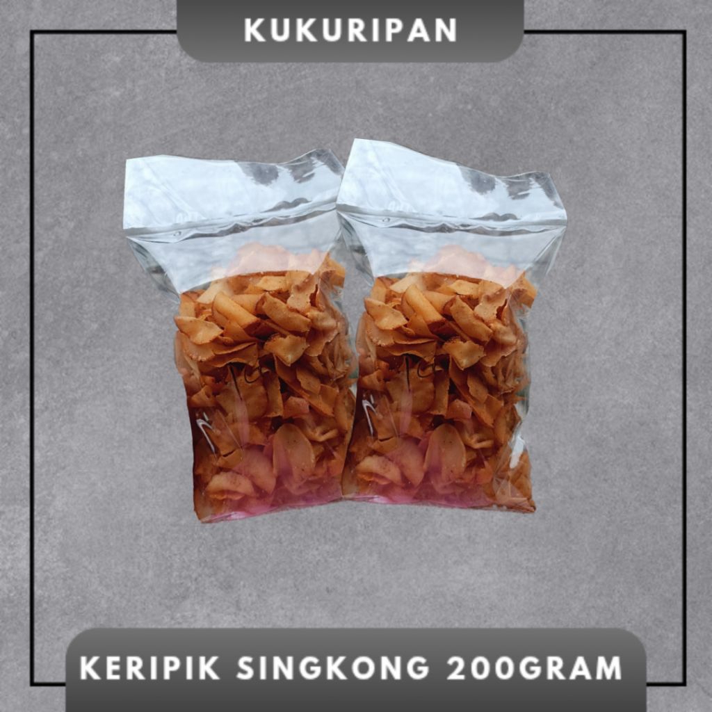 

KRIPIK SINGKONG PEDAS/PEDAS DAUN JERUK/JAGUNG BAKAR MANIS 200GR