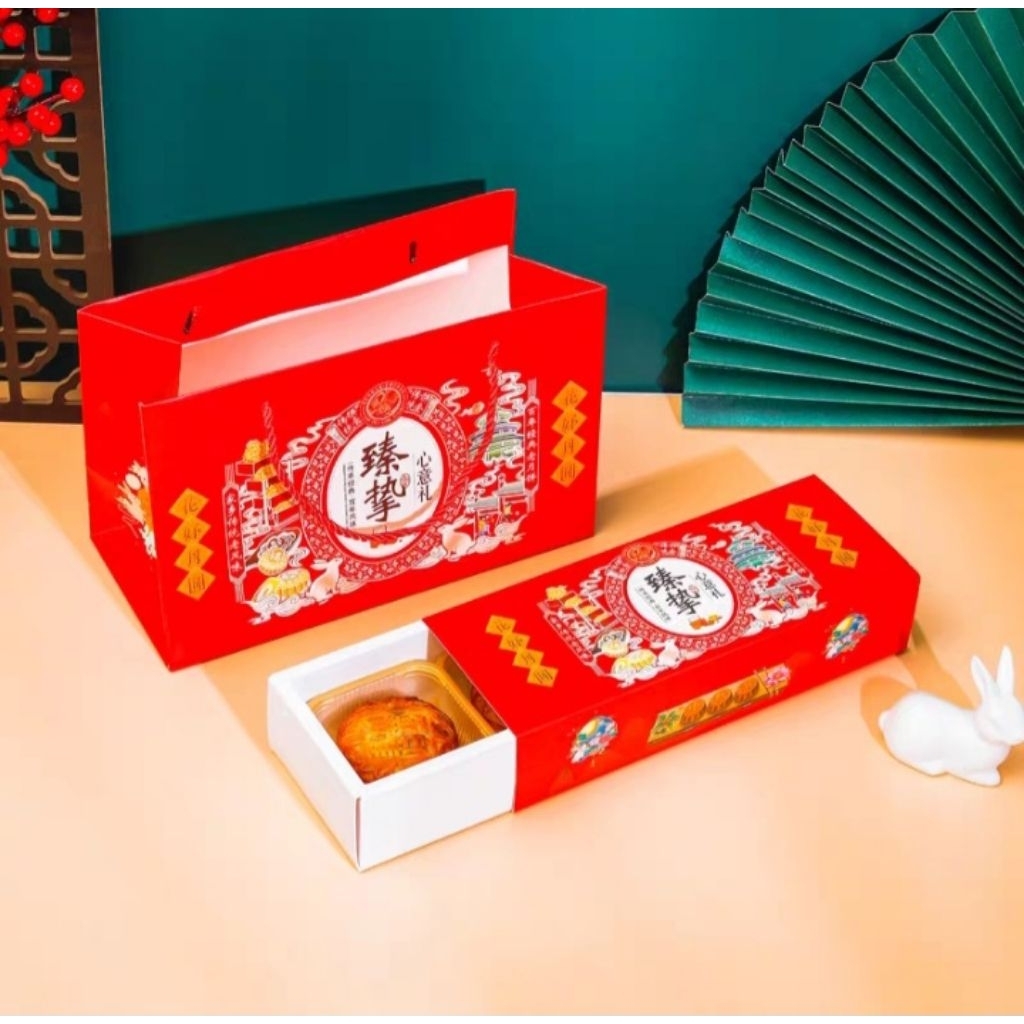 

Box Mooncake isi 3 | Kotak Mooncake 100gr | Mooncake Box 80gr | Hamper Mooncake 50gr | Kotak Kue Bulan 50gr - 100gr