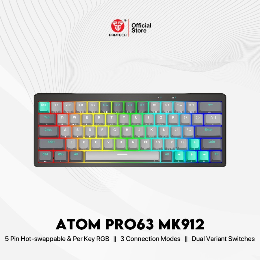 Fantech MK913 ATOM PRO WIRELESS MECHANICAL KEYBOARD / Mechanical Keyboard Wireless