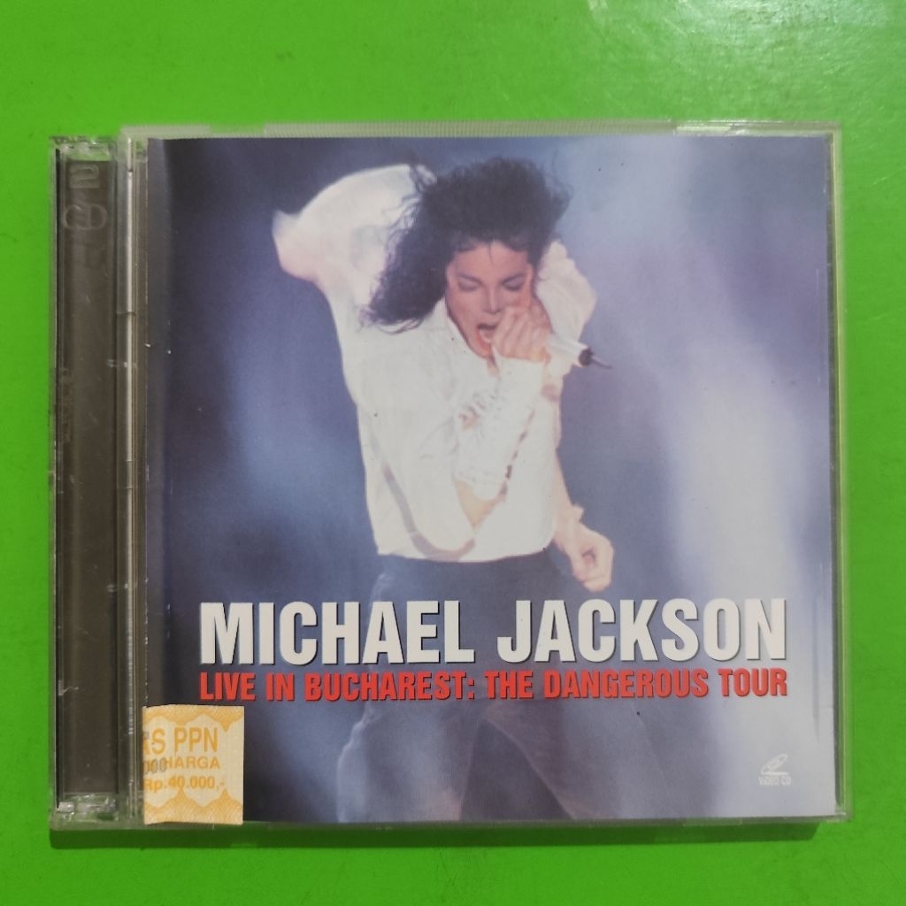 VCD Original MICHAEL JACKSON Live In Bucharest Double Disc