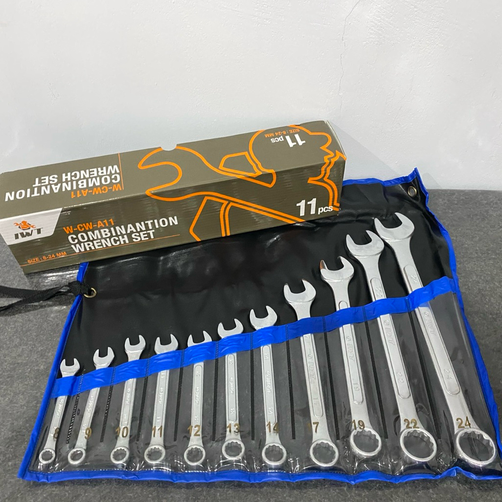 IWT Kunci Ring Pas Set 11pcs (8mm - 24mm)