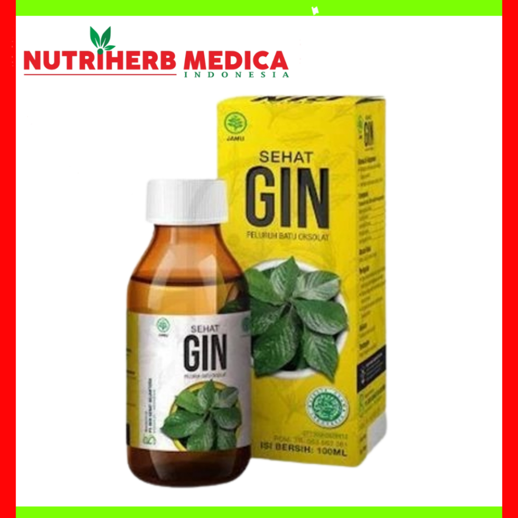 

Sehat Gin 100ml Botol Original Sirup Herbal Melancarkan Buang Air Kecil Pada Batu Ginjal