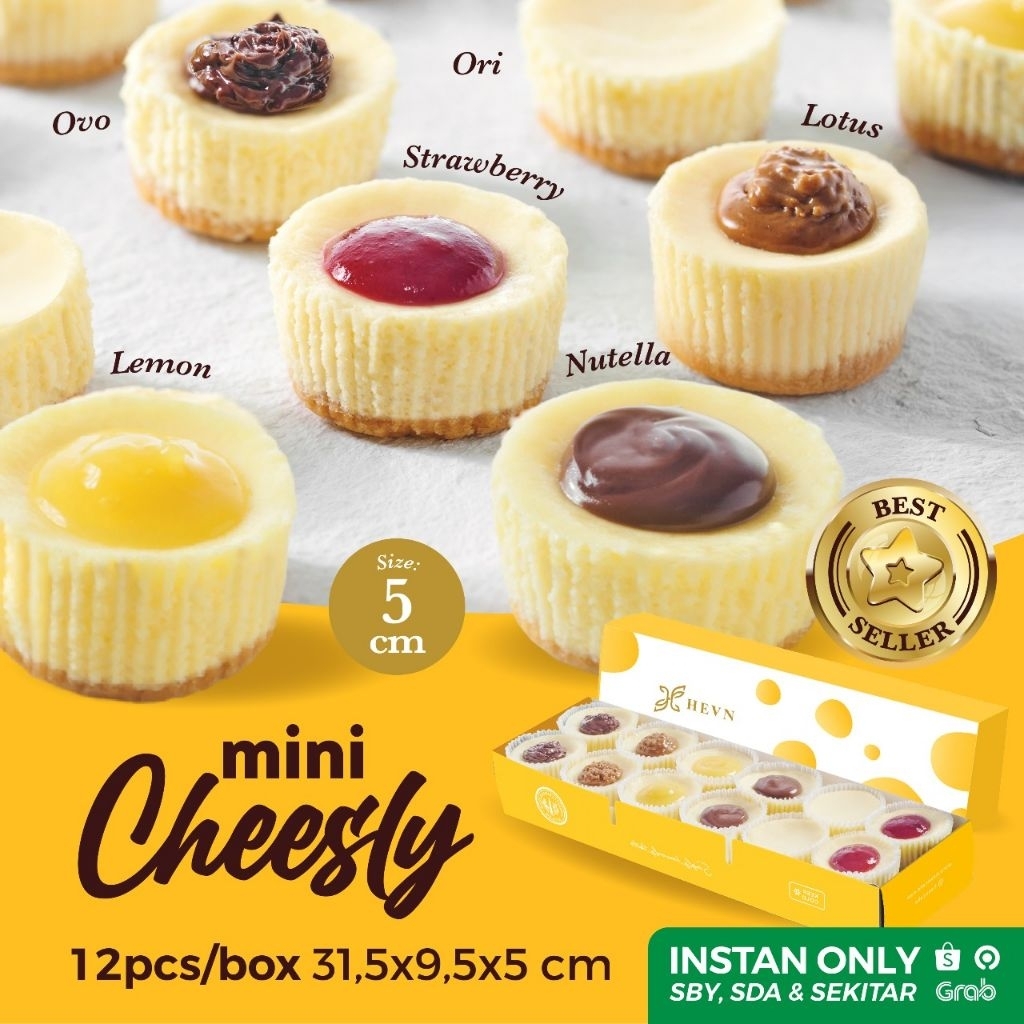 

MINI CHESSLY (NEW YORK CHEESE CAKE) MIX ALL FLAVOURS