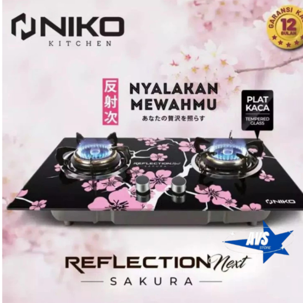 NIKO KOMPOR TANAM/KOMPOR GAS 2 TUNGKU SAKURA