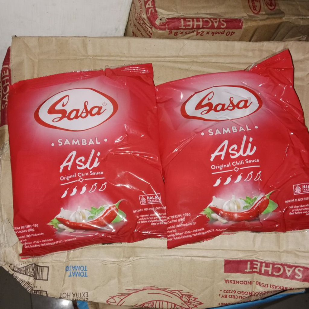 

saos sachet ekonomis sasa sambal isi 24pcs