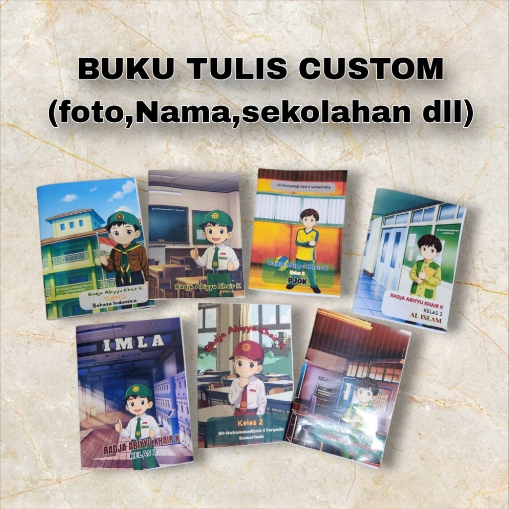 

Buku Tulis custom