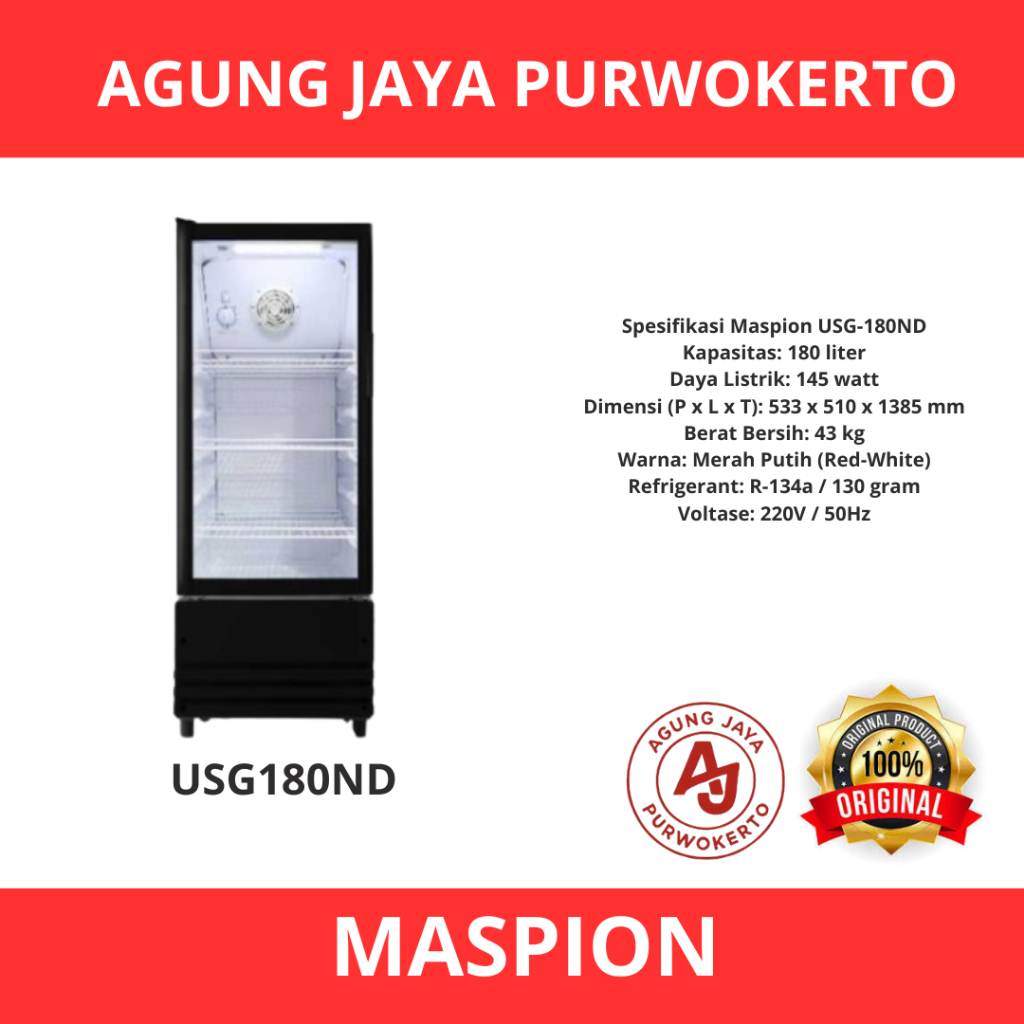 SHOWCASE MASPION USG-180ND