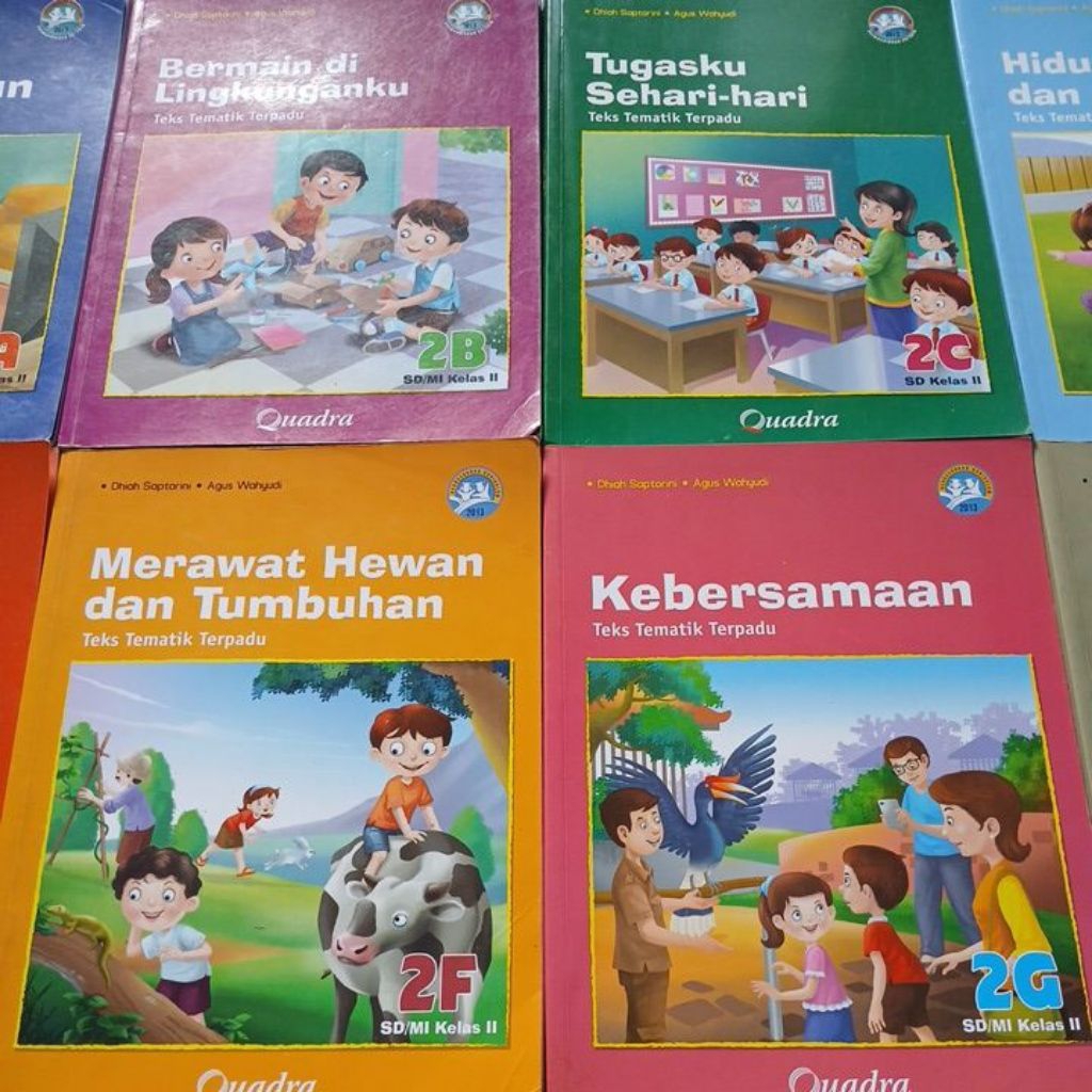 Buku Paket Kelas 2 SD MI Tematik
