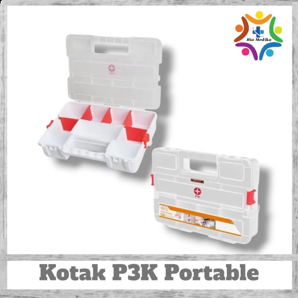 Kotak P3K Portable  Kotak Obat   Kotak Pertolongan Pertama  P3K Emergency