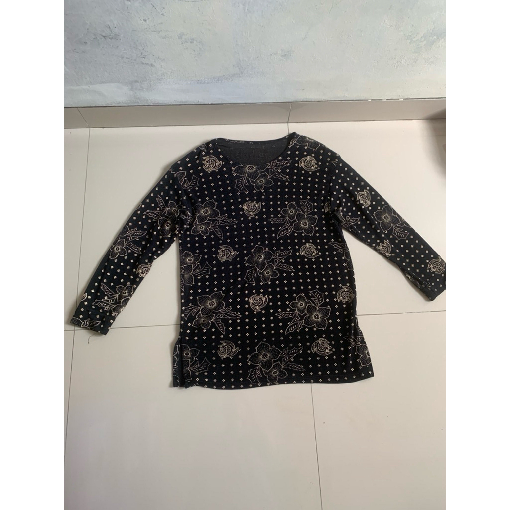 (PRELOVED/PERNAH PAKAI)Setelan Baju Orang Tua Lengan Panjang//Setelan Tunik Orang Tua Lengan Panjang