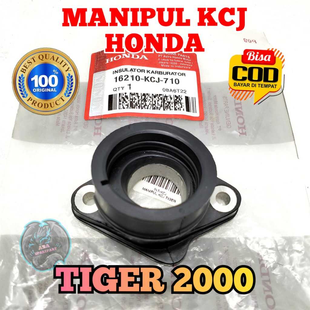 Intake Manipol KCJ Asli Original Motor Honda Tiger 2000 Intak intek Manipul Manifol Manifold ori AHM