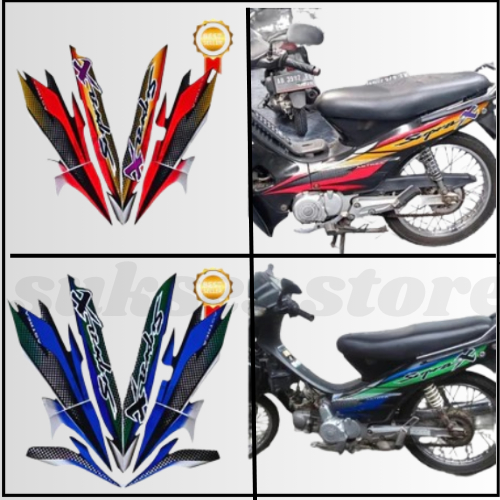 Striping Stiker Honda Supra X 2002 List Body Standart Motor Honda Supra X 2002 Terbaik