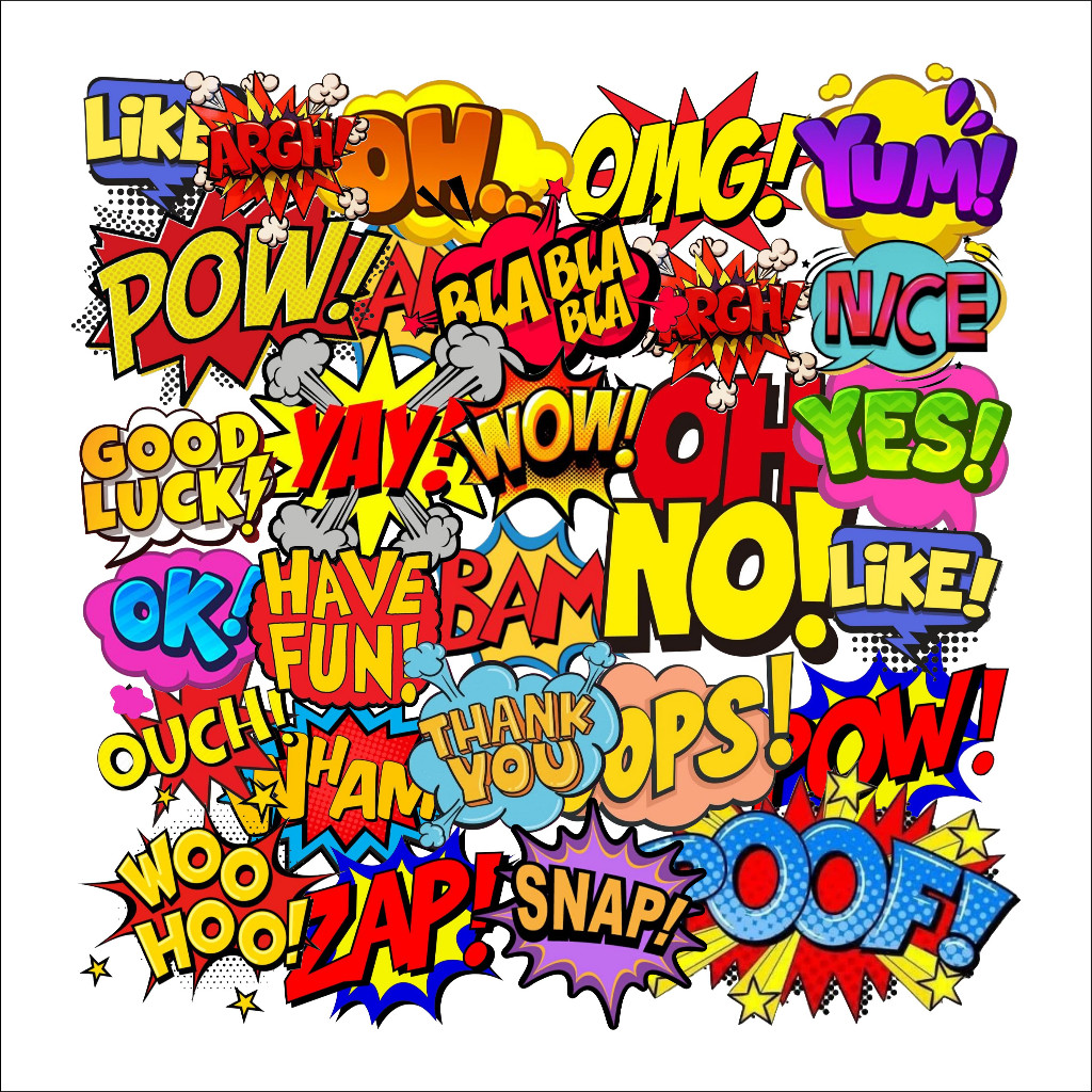 

STICKER PACK EKSPRESI-STIKER KATA EKSPRESI HELM/LAPTOP/TUMBLER-STICKER KATA WOW/OPS/ZAP/LIKE/NO/BAM