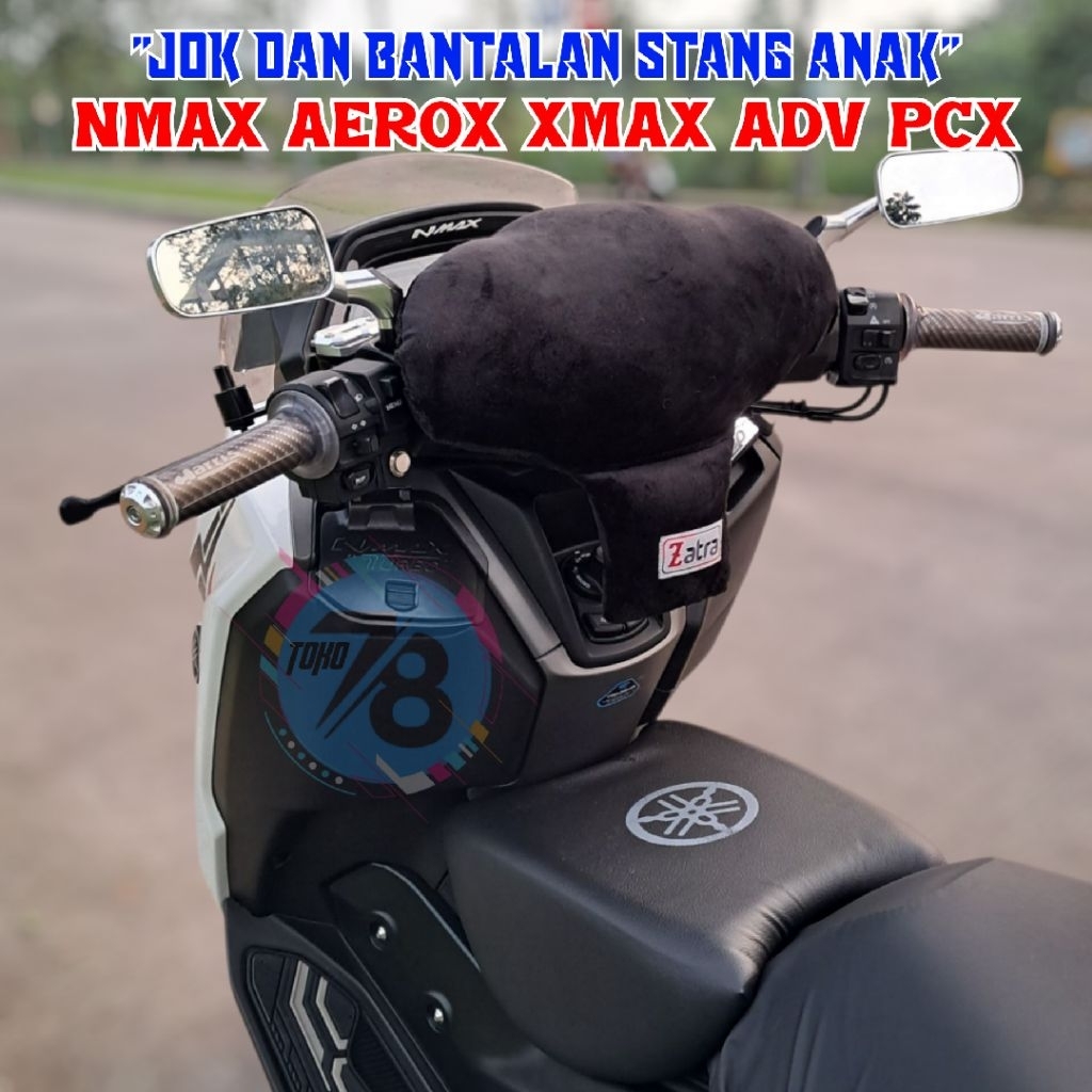 Paket Jok Anak Plus bantal stang Motor NMAX AEROX PCX ADV XMAX