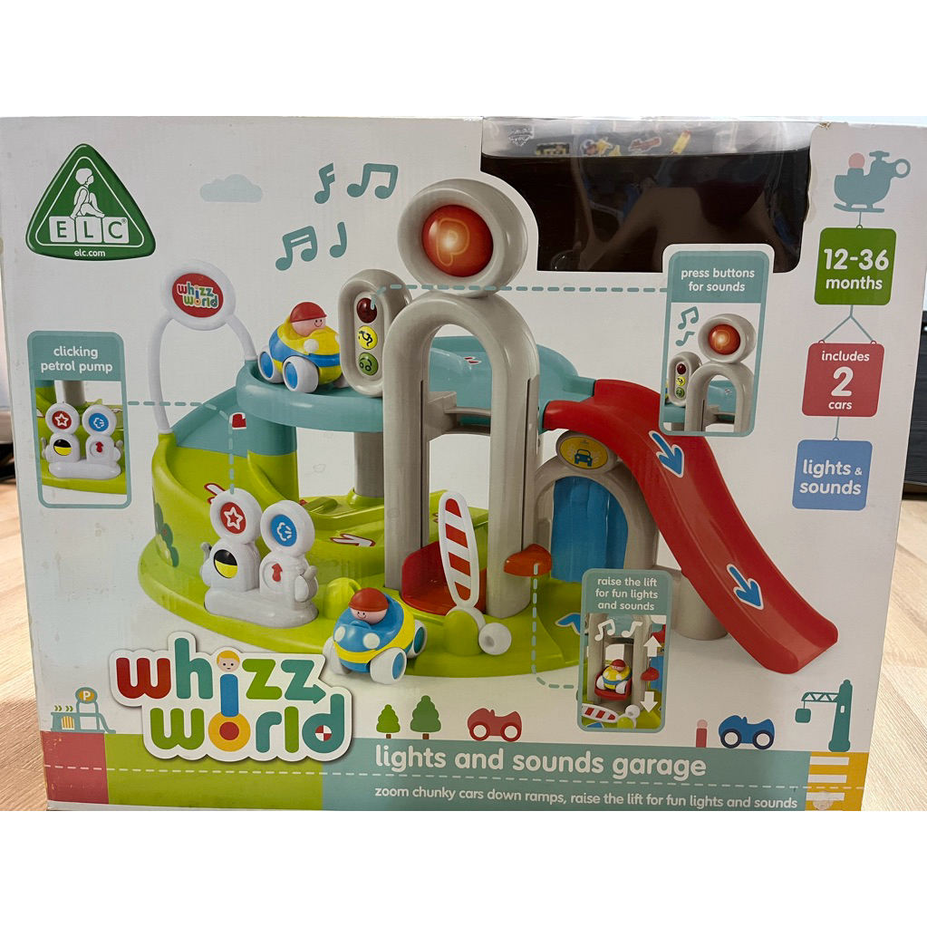 ELC Whizz World Light and Sound Garage - Preloved