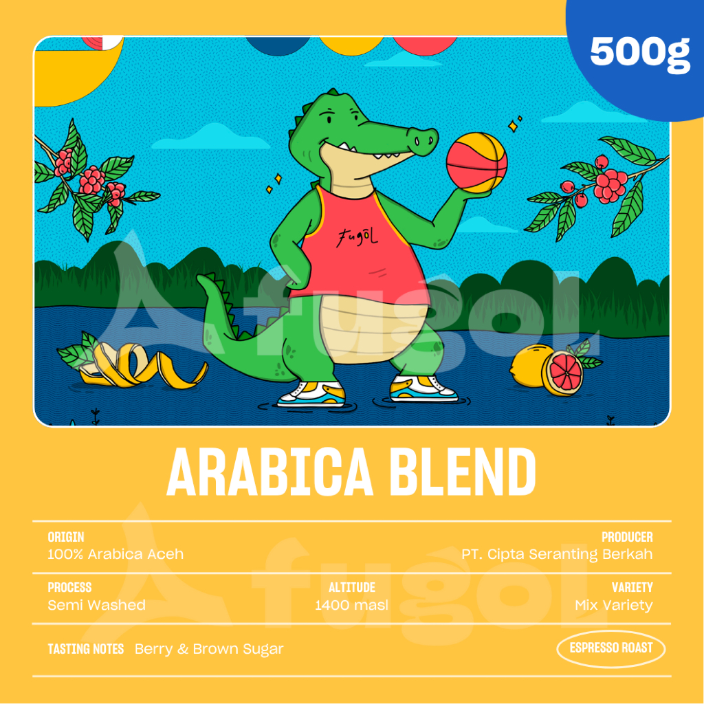 

Kopi Arabica Espresso ARABICA BLEND (500gr) - Specialty Coffee - Blend For Espresso