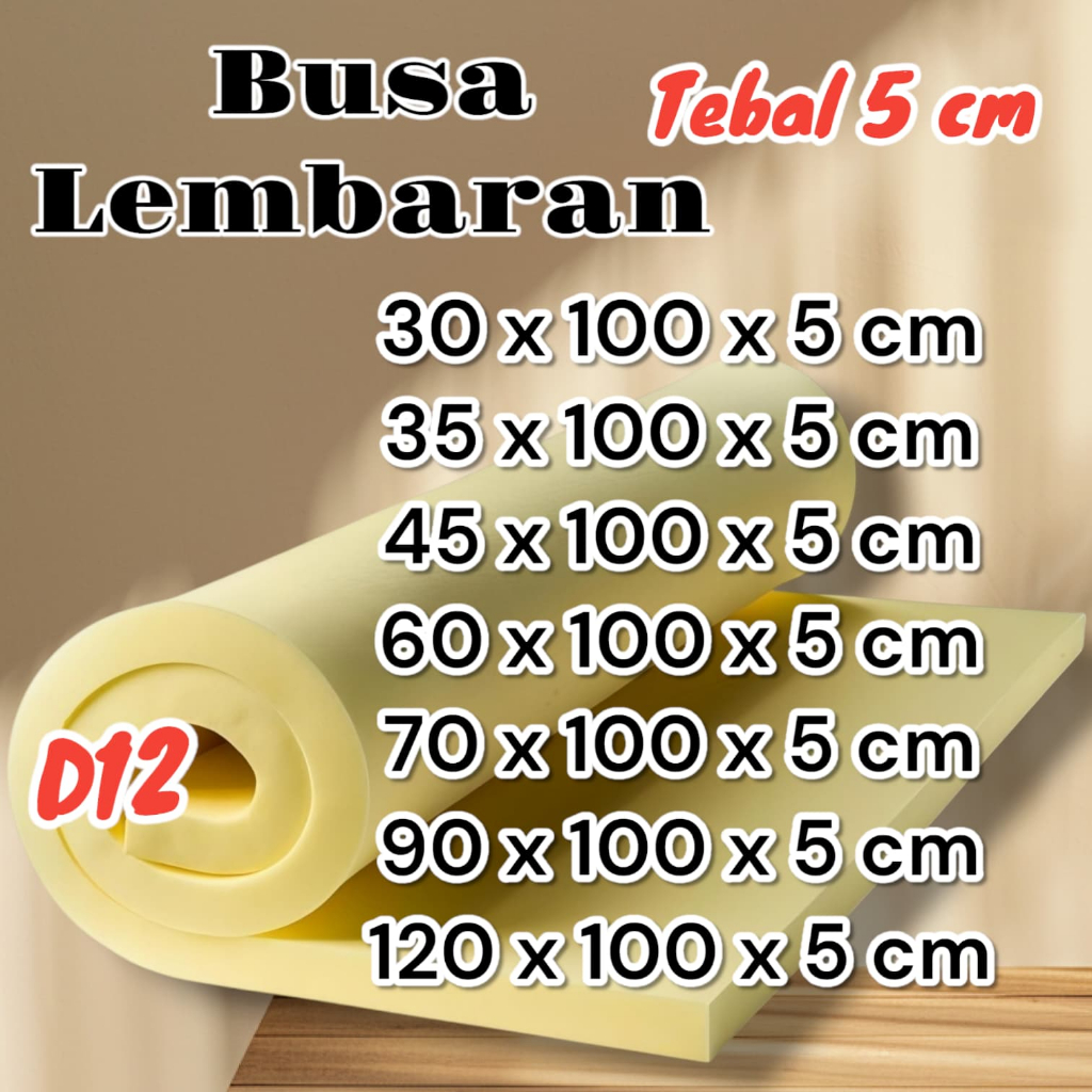 Busa Lembaran Tebal 5 cm