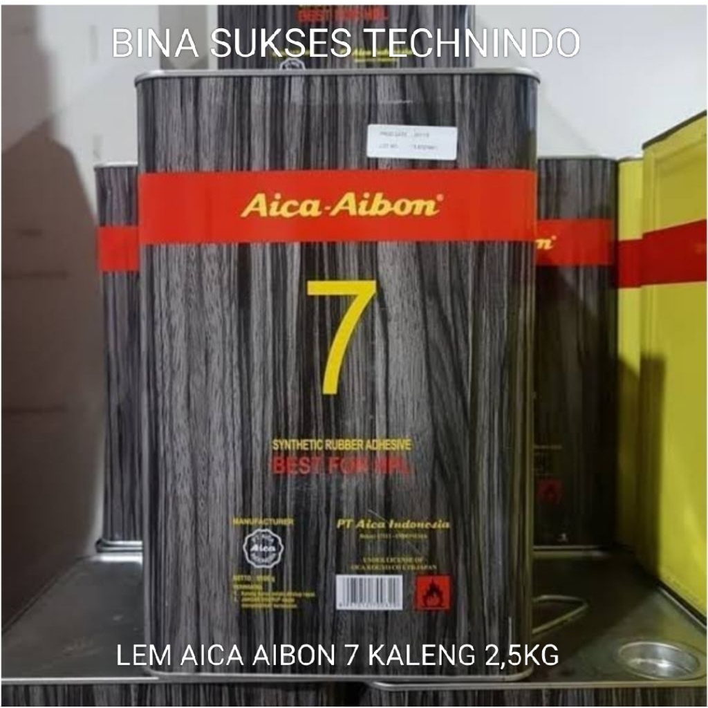 LEM AICA AIBON 7  KALENG 2,5KG 2.5KG 2,5 KG LEM KUNING AICA-AIBON