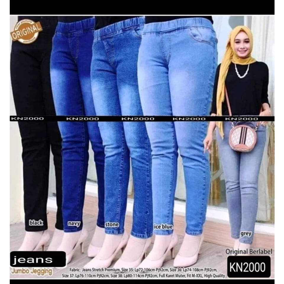 celana jeans pinggang karet lejing slim/ngaret/street by legging jeans 99