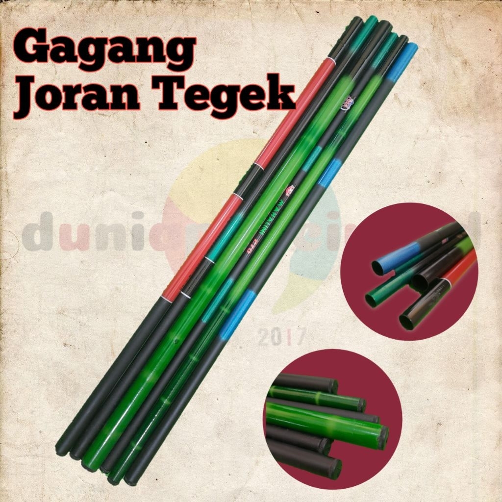 Gagang joran tegek pangkal fiber carbon komposite untuk spare part dan custom joran tegek lele