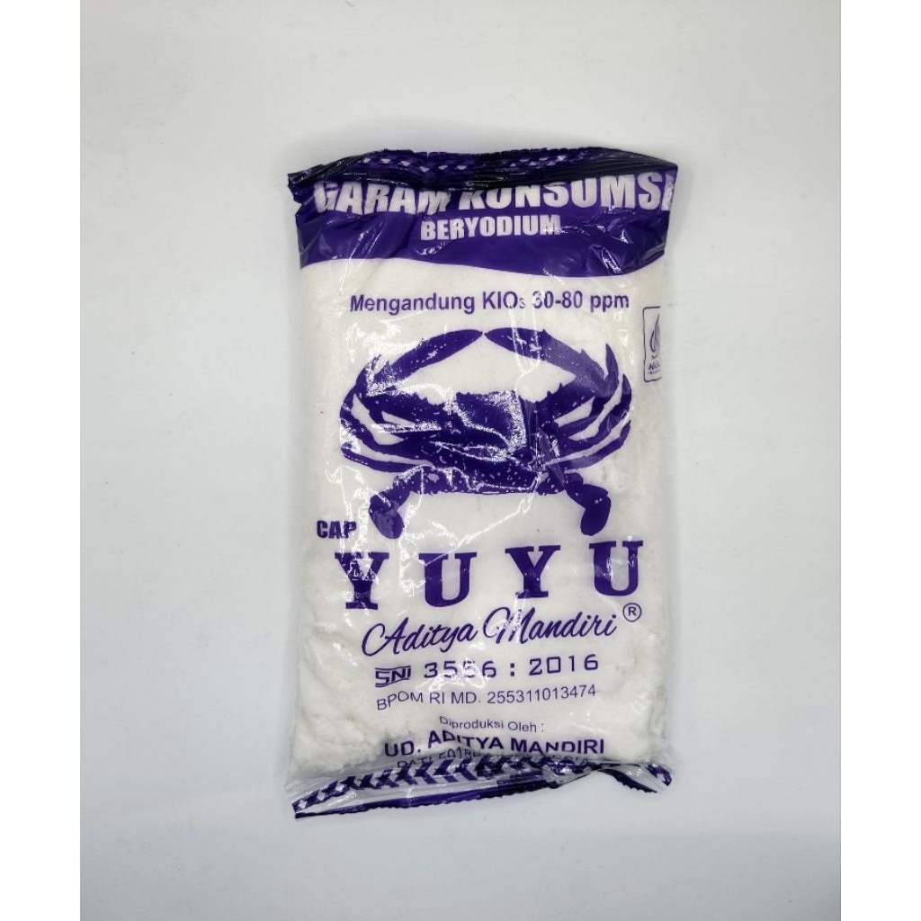 

Garam Yuyu Rajungan Laut 500gr