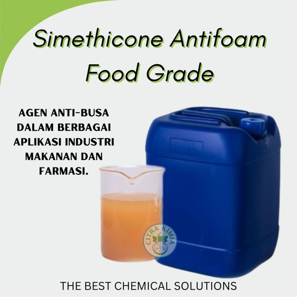 

Ready 100ml Simethicone Antifoam Food Grade - Cegah Pembentukan Busa Industri Makanan Farmasi